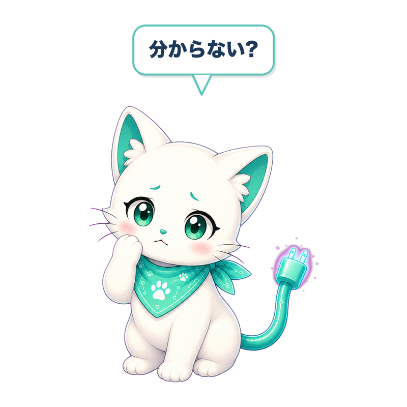 ミライネコ 分からない?